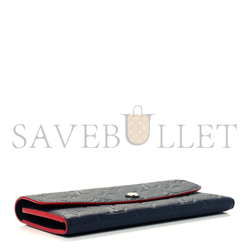 LOUIS VUITTON MONOGRAM EMPREINTE EMILIE LONG WALLET M69417 (19*10*1cm)
